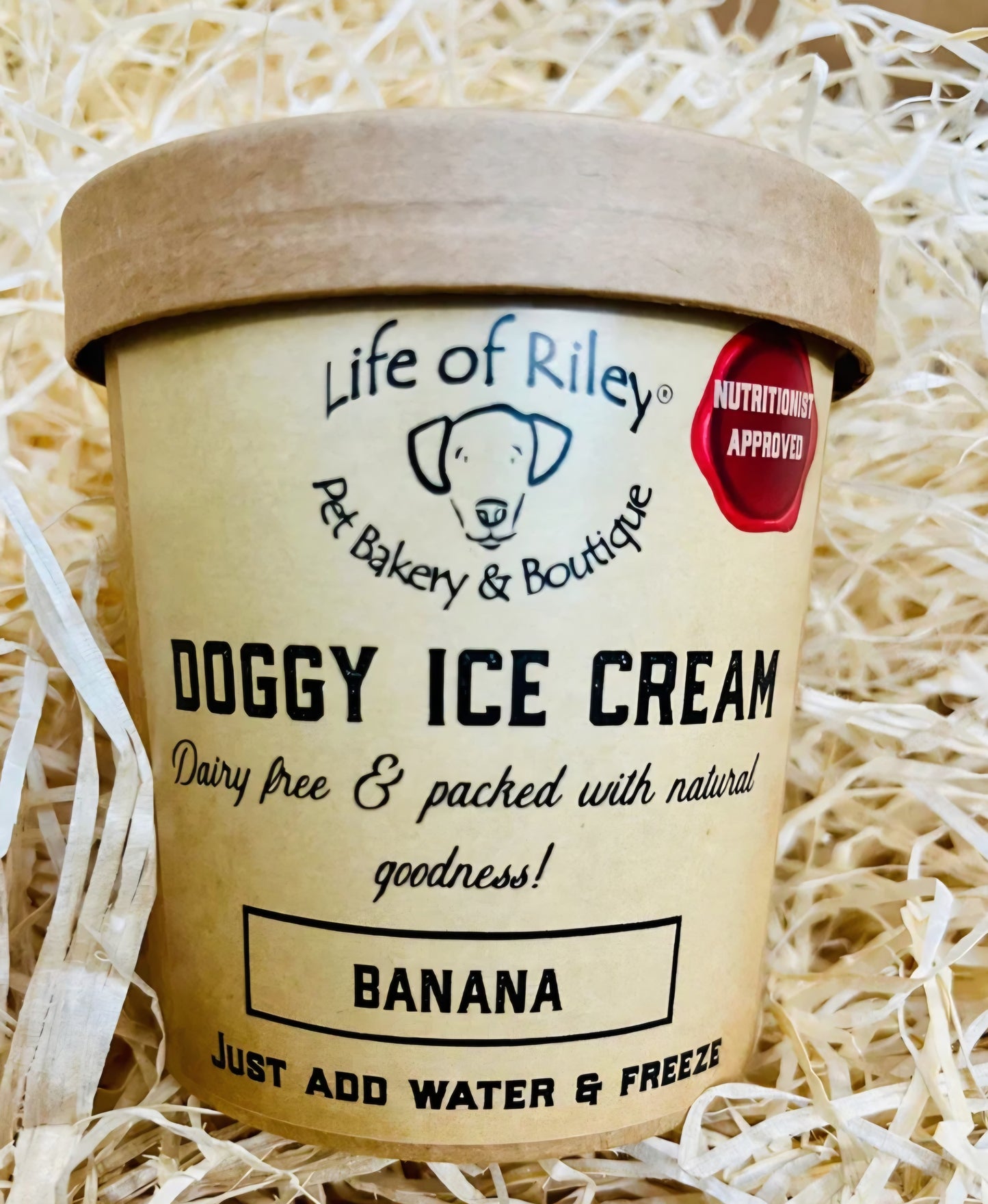 DOGGY ICE CREAM ( BANANA)