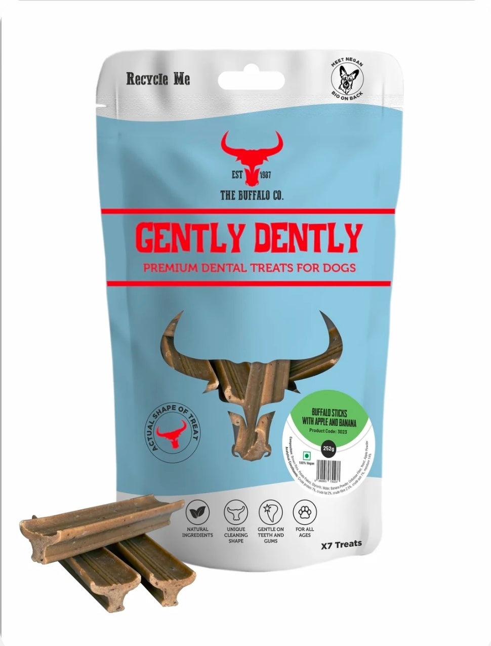 Gently dently ( apple & banana)
